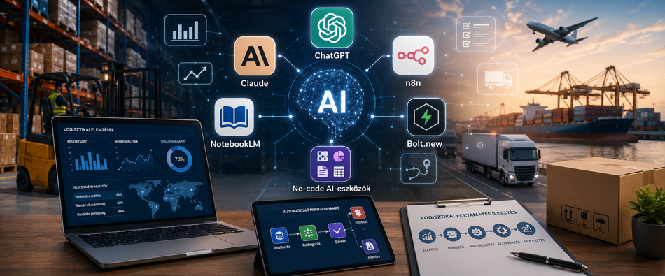 AI-eszközök a logisztikában – programozás nélküli megoldások KKV-knak